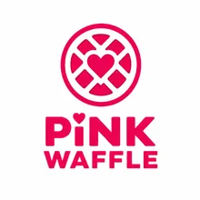 Pink Waffle sembol logo