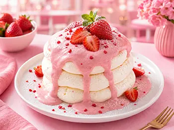 Pink Waffle bulut pankek kategorisi