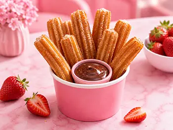 Pink Waffle churros kategorisi