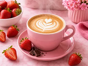 Pink Waffle sıcak içecekler kategorisi