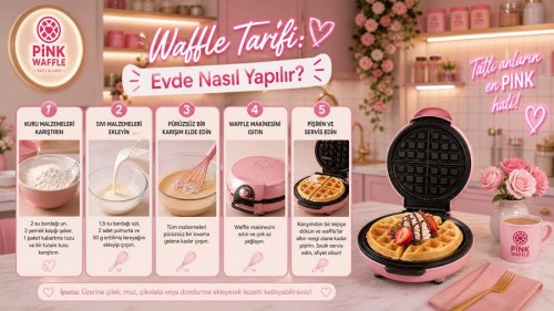 Waffle Tarifi: Evde Lezzetli Waffle Nasıl Yapılır?